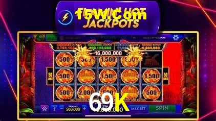 Variedade de jogos na 69K